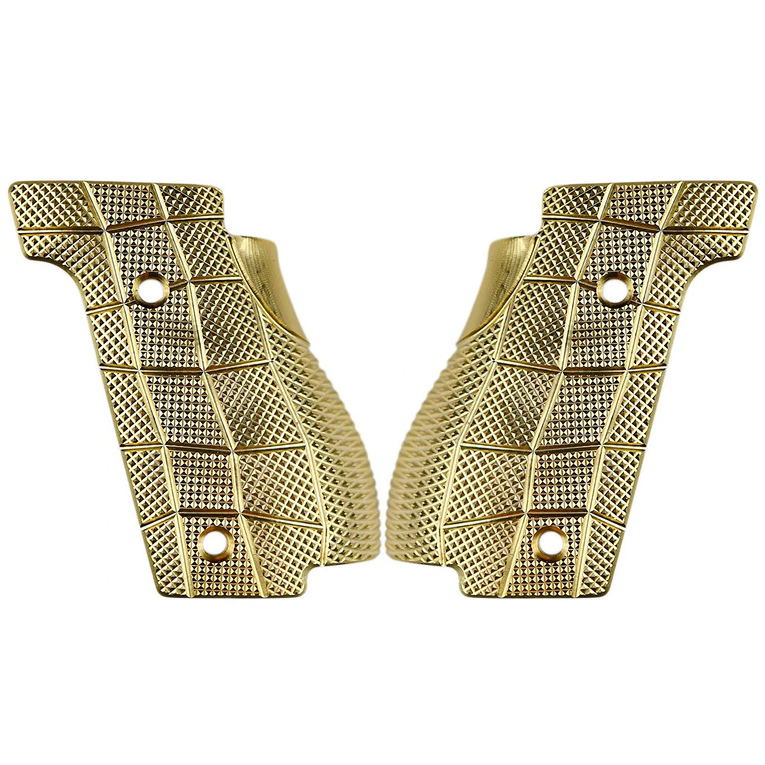 LOK Grips GridLOK Brass PalmSwell Walther - Mosiężne gripy do Walther PDP SF