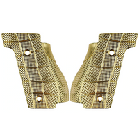 LOK Grips GridLOK Brass Standard Walther - Mosiężne gripy do Walther PDP SF
