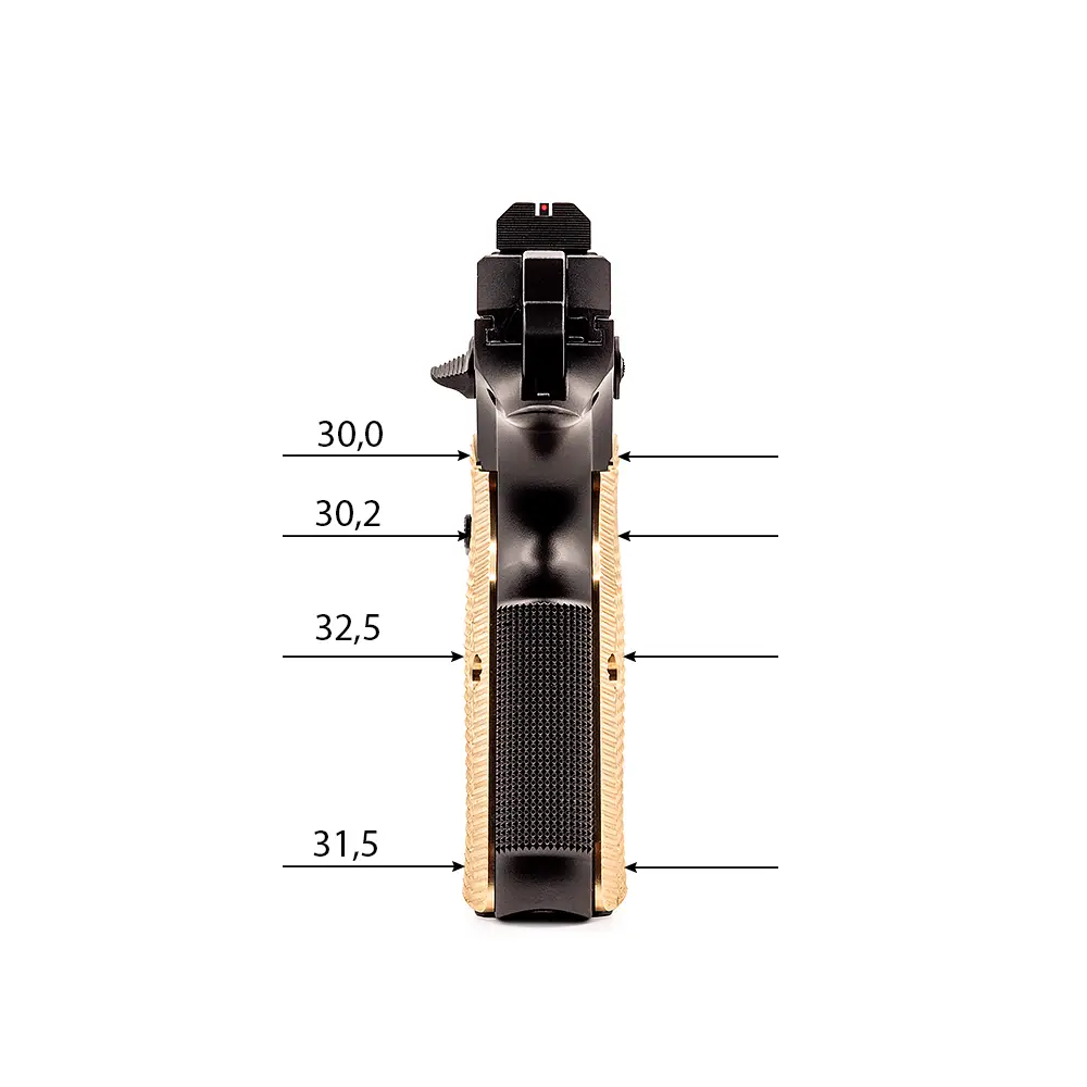 Eemann Tech Ultimate Brass Grips KMR SPECTRA - Mosiężne okładziny - długie