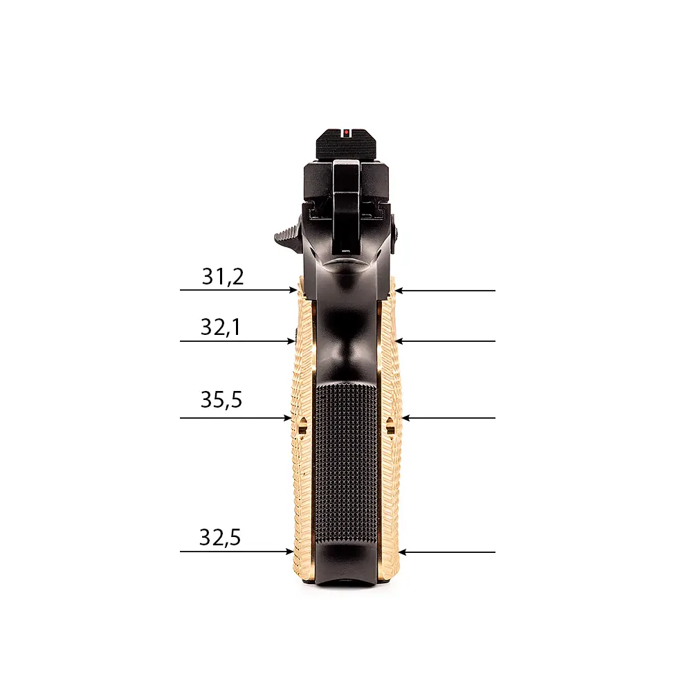 Eemann Tech Ultimate Brass Grips KMR SPECTRA - Mosiężne okładziny - długie