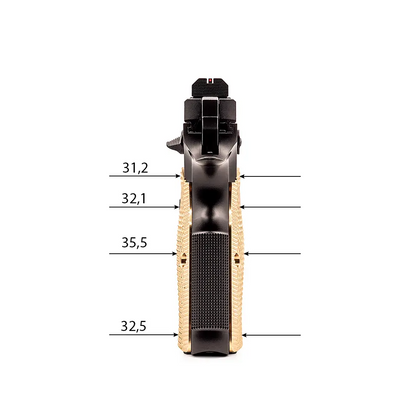 Eemann Tech Ultimate Brass Grips KMR SPECTRA - Mosiężne okładziny - długie