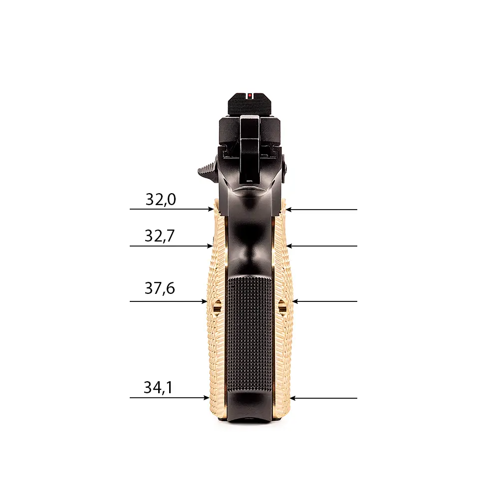 Eemann Tech Ultimate Brass Grips KMR SPECTRA - Mosiężne okładziny - długie