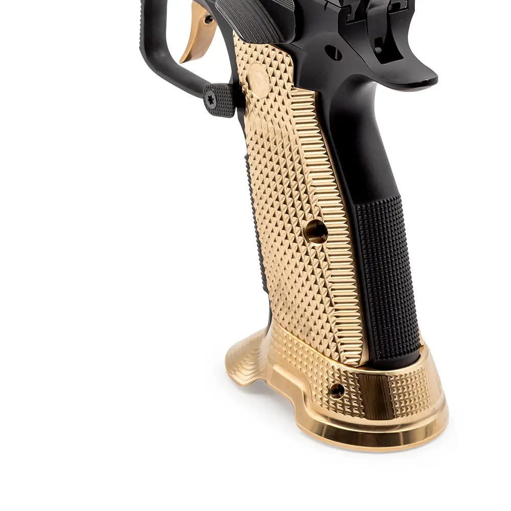 Zestaw Eemann Tech Ultimate Brass CZ Shadow 2 – mosiężne gripy i magwell