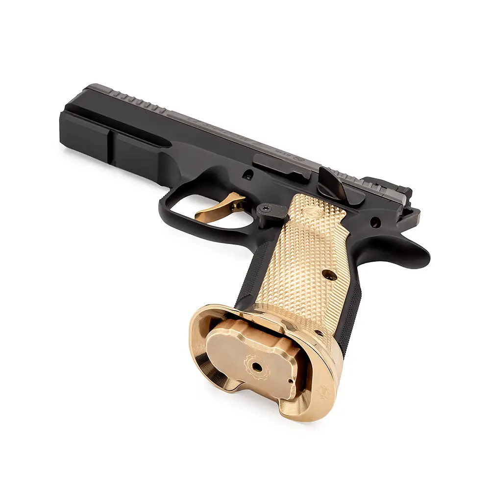 Zestaw Eemann Tech Ultimate Brass CZ Shadow 2 – mosiężne gripy i magwell
