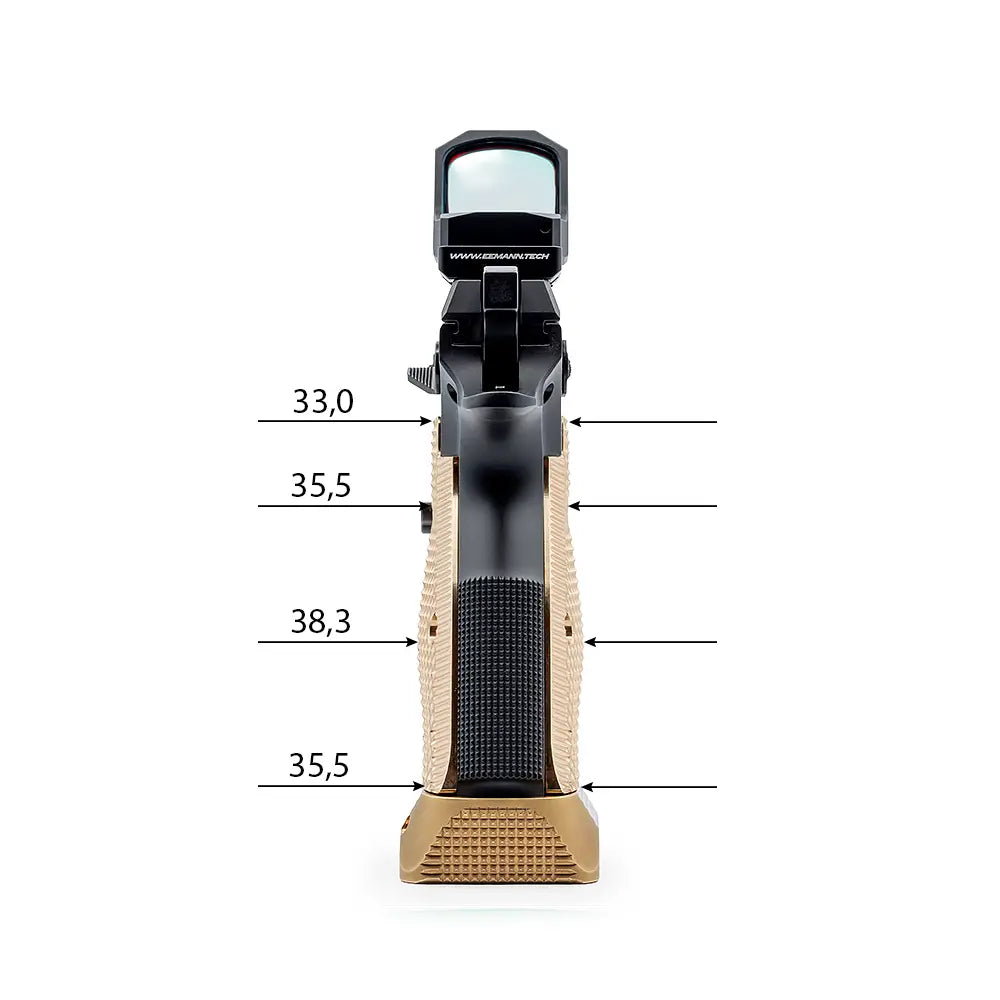 Zestaw Eemann Tech Ultimate Brass CZ TS / TS2 – mosiężne gripy i magwell