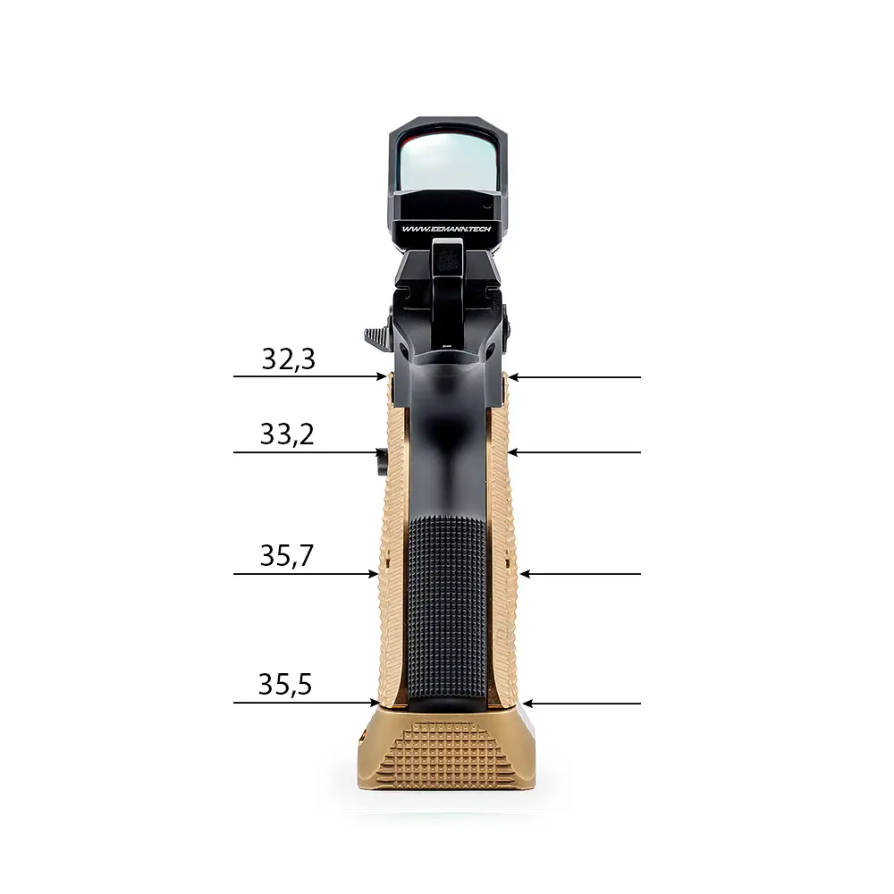 Zestaw Eemann Tech Ultimate Brass CZ TS / TS2 – mosiężne gripy i magwell