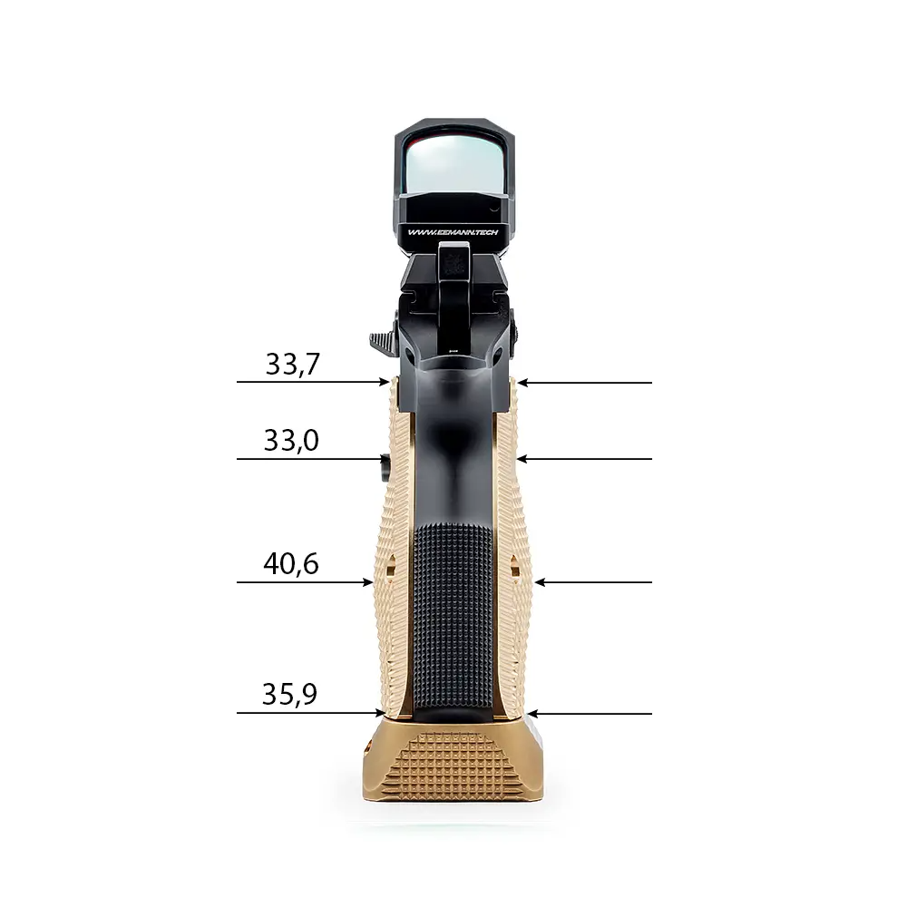 Zestaw Eemann Tech Ultimate Brass CZ TS / TS2 – mosiężne gripy i magwell